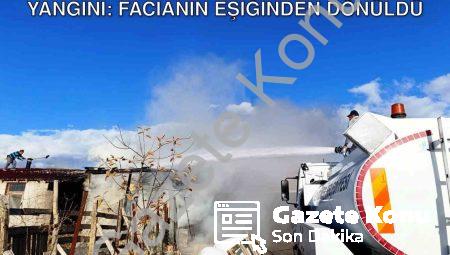 Kütahya Seyitömer’de Korkutan Ahır Yangını: Facianın Eşiğinden Dönüldü