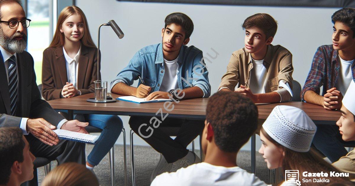 "Kütahya Müftüsü İrfan Açık Gençlik Buluşmaları Programında Öğrencilerle Bir Araya Geldi" başlıklı h